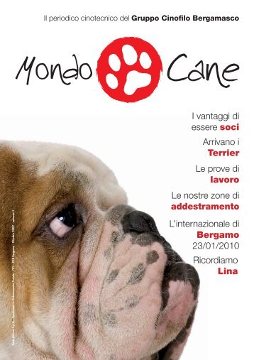 MONDO CANE OK.indd - Gruppo cinofilo Bergamasco