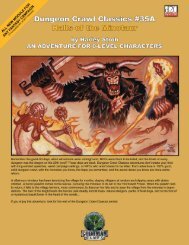 DCC #35A: Halls of the Minotaur - Fat Rat Games of Tallahassee