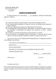 consejo de orientación 4º ESO - IES La Arboleda