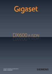 DX600A isdn - Gigaset