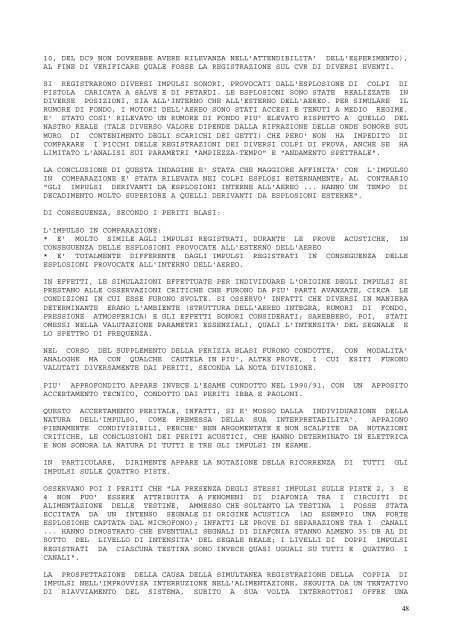 1 il documento e'stato tratto dai cd tribunale “generici” fasc. 321 e ...