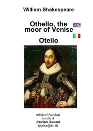 Othello, the moor of Venise Otello