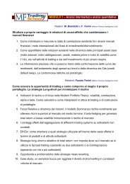 MODULO 1 – Analisi intermarket e analisi quantitativa ... - MFIU