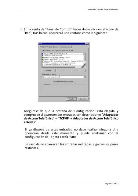 Manual Tarjeta Telenauta v1.0 ( pdf, 2.037 Kb ) - Movistar
