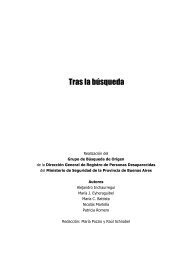 Tras la búsqueda - Ministerio de Justicia y Seguridad