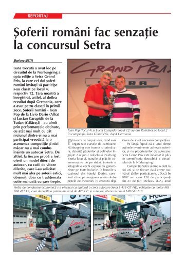 Articol Setra Grand Prix 2009 - Livio Dario