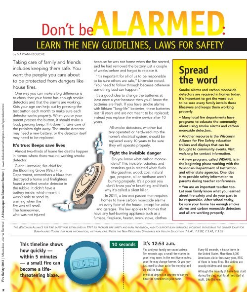 Download the Fire Safety Section PDF - Newspapers In Education