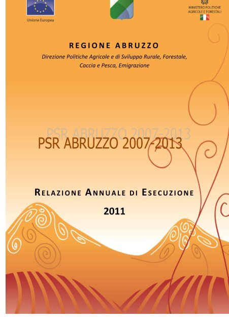Relazione Annuale di Esecuzione 2011 - Regione Abruzzo