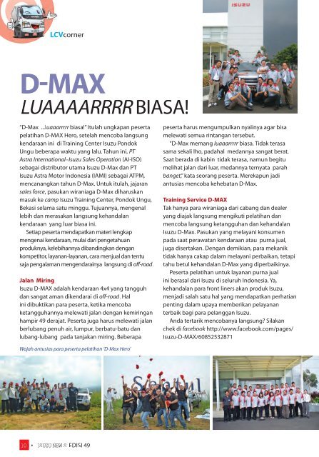 News Letter Edisi 49 - PT. Isuzu Astra Motor Indonesia