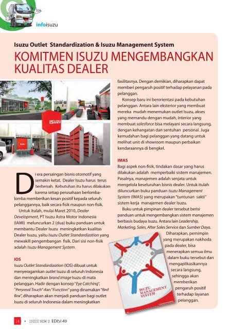 News Letter Edisi 49 - PT. Isuzu Astra Motor Indonesia