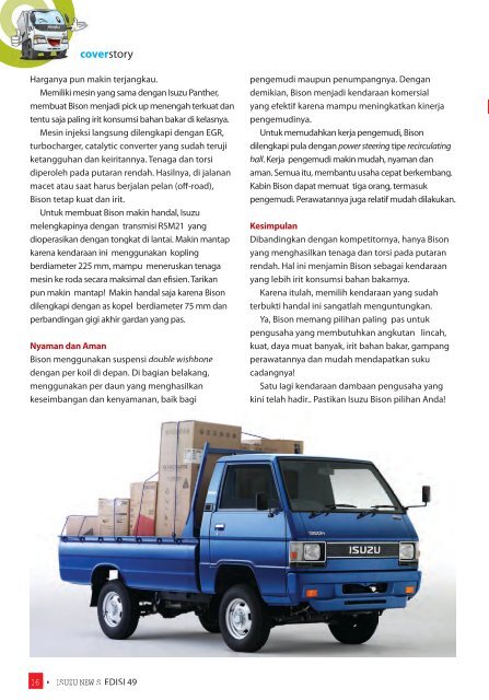 News Letter Edisi 49 - PT. Isuzu Astra Motor Indonesia