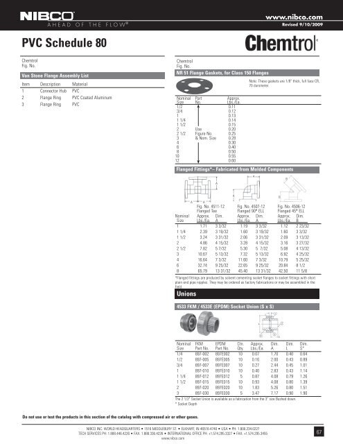 Nibco Plastics Catalog - Paramount Supply