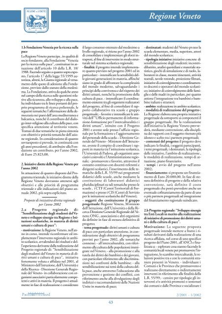 “infrastruttura Diritti Umani” in Italia ( AA.VV. - 2001 - 2002)