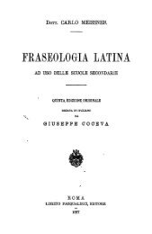 Fraseologia latina - Accademia Vivarium Novum