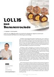 Lollis aus Bananenroulade - Hotellerie et Gastronomie Verlag