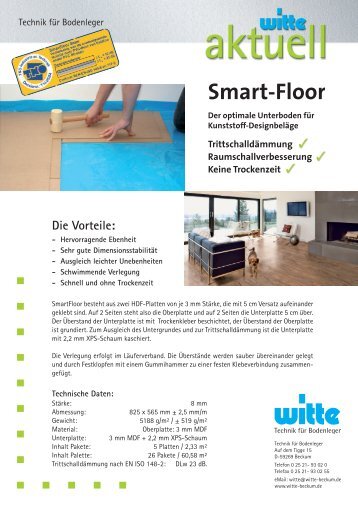 Smart-Floor - Witte Beckum