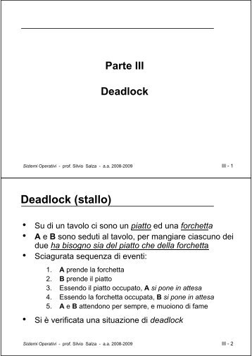 Deadlock (stallo)