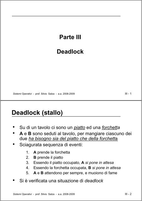 Deadlock (stallo)