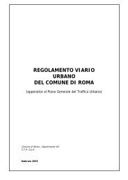 regolamento viario urbano - Comune di Roma
