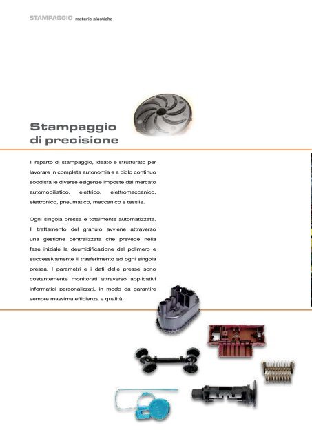 costruzione stampi - stampaggio materie plastiche - BNZ