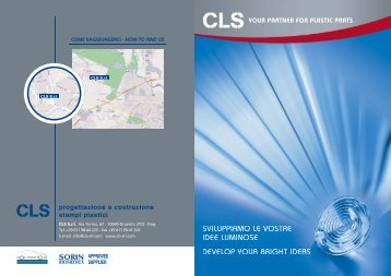 CLS progettazione e costruzione stampi plastici - CLS About Us