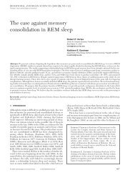 The case against memory consolidation in REM sleep