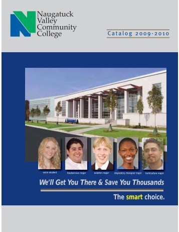 Naugatuck Valley Community College Catalog 2009-2010