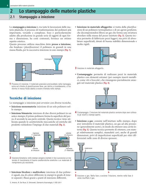 Lavorazioni delle materie plastiche - Sei