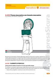 2.4.10 Pressa meccanica con innesto meccanico