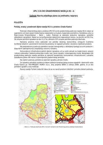 Sazetak Nacrta prijedloga plana za prethodnu raspravu - Grad Kastav