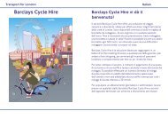 Barclays Cycle Hire - Italian - Transport for London