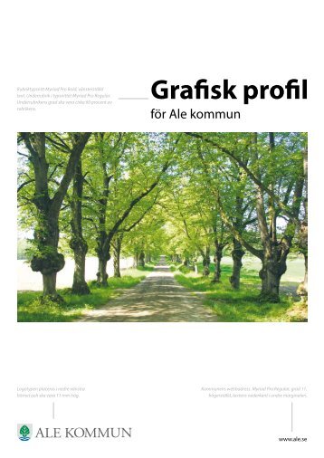 Grafisk profil - Ale kommun