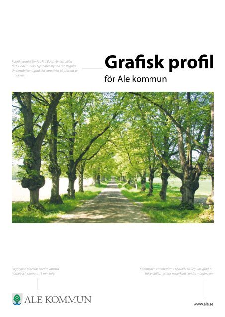 Grafisk profil - Ale kommun