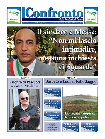 Edizione n. 12 – 17 Maggio 2011 - Confronto della Provincia di Roma