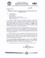 DepED Order No.58 s.2011 - Department of Education, Region IV ...