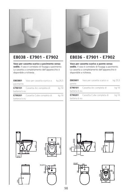 Ceramica + Arredo Bagno - Cataloghi - Ideal Standard