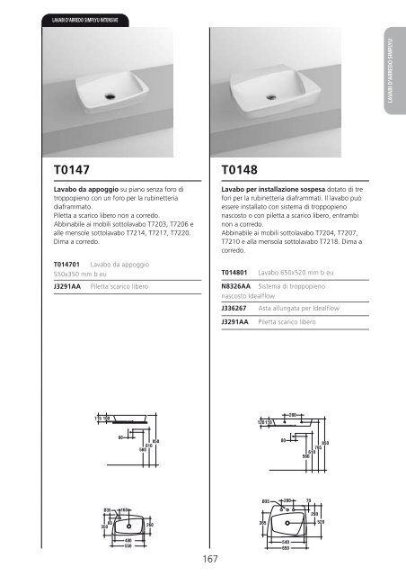 Ceramica + Arredo Bagno - Cataloghi - Ideal Standard