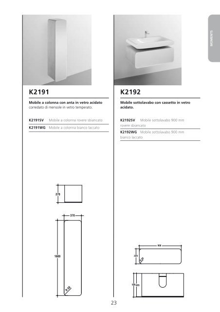 Ceramica + Arredo Bagno - Cataloghi - Ideal Standard