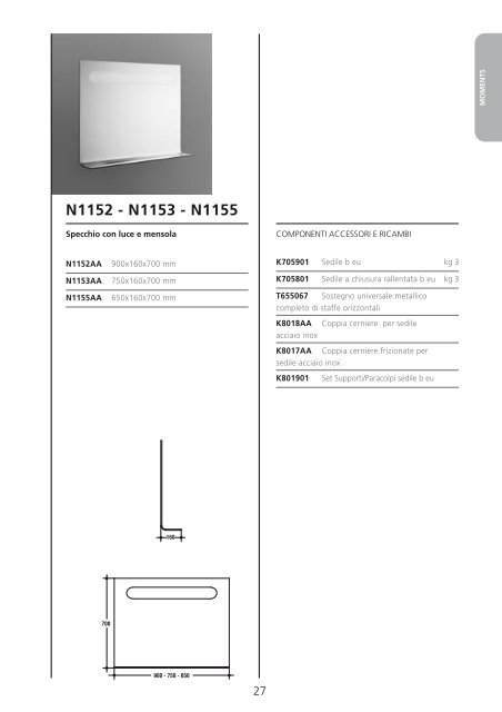 Ceramica + Arredo Bagno - Cataloghi - Ideal Standard