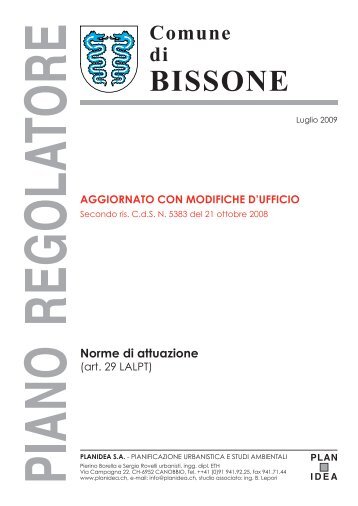 NAPR - Comune di Bissone