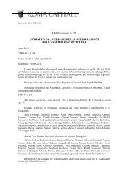 Delibera Assemblea Capitolina n 27 del 24.04 ... - Comune di Roma