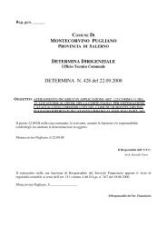 det. n. 428 del 22.09.2008 impegno di spesa ed affidamento ...