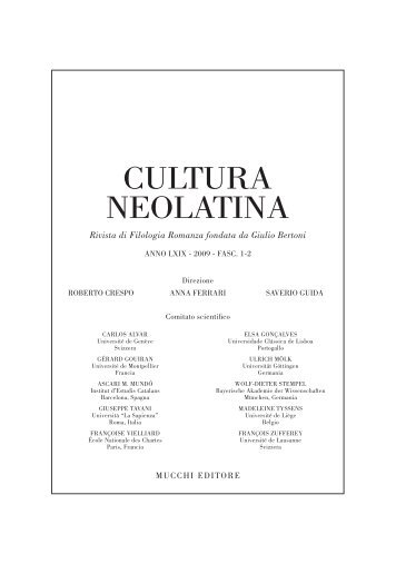 Alba - Dipartimento di Filologia Moderna
