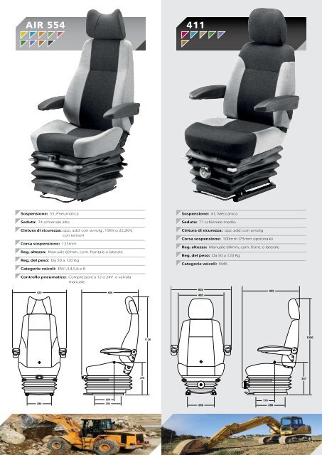 nuova serie di sedili per macchine edili e movimento ... - KAB Seating