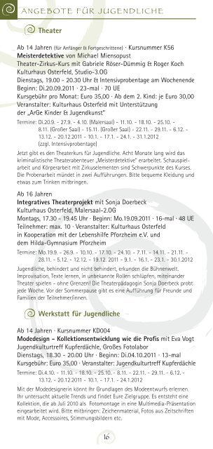 September '11 - Januar '12 - Kunstverein Pforzheim im ...