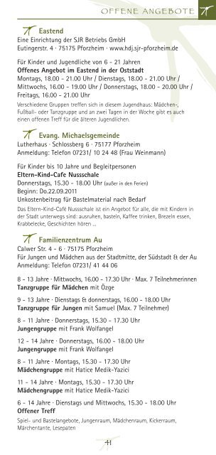 September '11 - Januar '12 - Kunstverein Pforzheim im ...