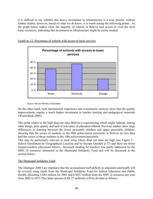 Assessing the impact of PRSPs on Child Poverty: The Case of Bolivia