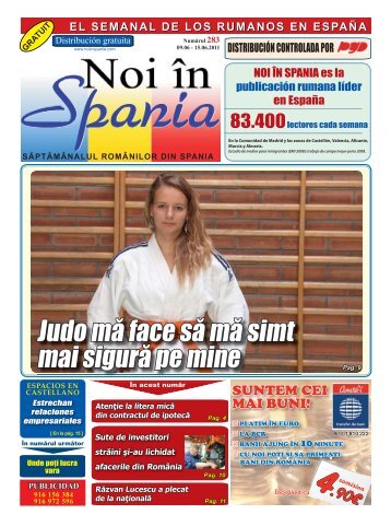 Judo mă face să mă simt mai sigură pe mine - Noi in Spania