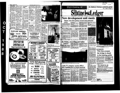 Nov 1988 On Line Newspaper Archives Of Ocean City