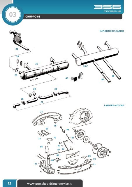 C A T A L O G O parti di ricambio - Porsche OldTimer Service